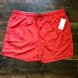 Goodfellow & Co Red Swim Shorts NWT